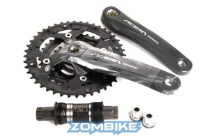 SHIMANO ACERA M391花鍵牙盤+中軸